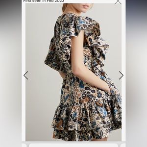 NWT- Ulla Johnson size 12  Kiri dress in clematis pattern.